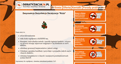 Desktop Screenshot of deratyzacja24.pl